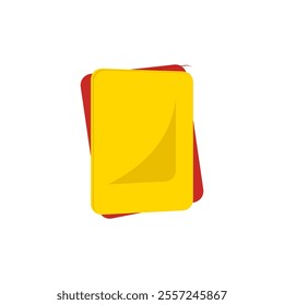 Referee Cards, Sport Equipment Vector Illustration Isolated