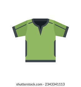 Referee clothes icon flat vector. Penalty card. Sport game isolated