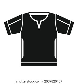 Referee clothes icon simple vector. Penalty card. Sport game