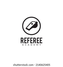 Referee club course vector logo design