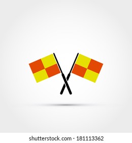 Referee flag icon