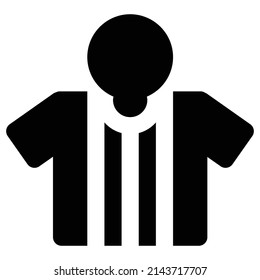 the referee icon for basketball match or any sport event