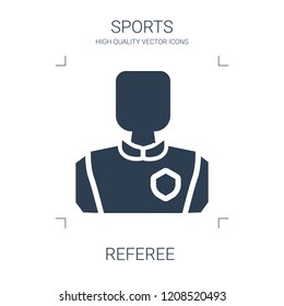 referee icon. high quality filled referee icon on white background. from sports collection flat trendy vector referee symbol. use for web and mobile