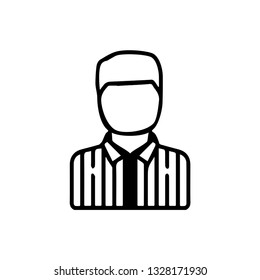 Referee icon. Sport sign