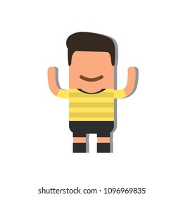 Referee icon, vector illustration design. Football collection.