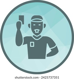 Referee icon vector image. Suitable for mobile application web application and print media.
