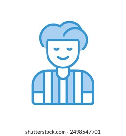 Icono de árbitro Vector ilustración de stock