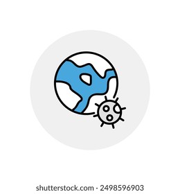 Referee icon vector stock illustration