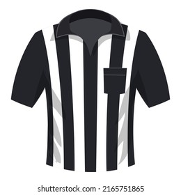 Referee Jersey Icon Cartoon Vector Football Stock Vector (Royalty Free ...