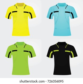 Referee jersey. vector illustration