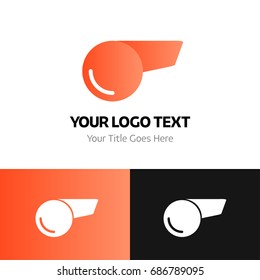 Referee logo template. Logo branding for your new corporate company. File can be use vector eps and image jpg formats