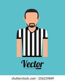 referee shirt design, vector illustration eps10 graphic 