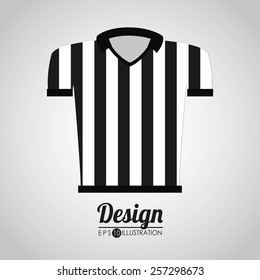 referee shirt design, vector illustration eps10 graphic 