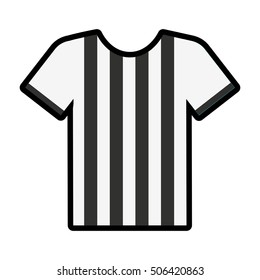 referee shirt uniform icon vector illustration design