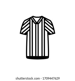  referee uniform icon  outline style for your web design, logo, UI. illustration.