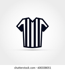 Referee uniform vector icon
