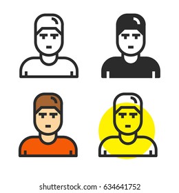 Referee vector icon