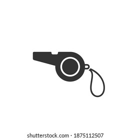 Referee vector icon illustration sign