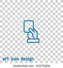 referee vector icon on an abstract background