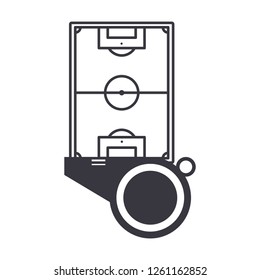 referee whistle icon