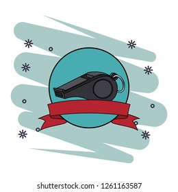 referee whistle icon