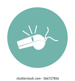 Referee whistle icon