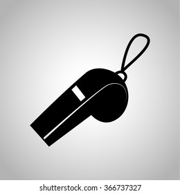 Referee whistle icon