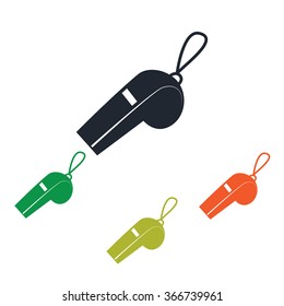 Referee whistle icon