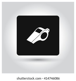 Referee whistle icon