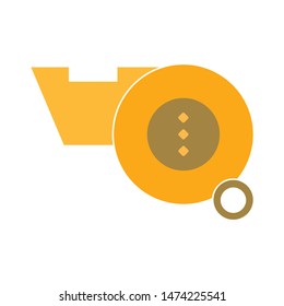 Referee whistle icon. flat illustration of Referee whistle vector icon. Referee whistle sign symbol