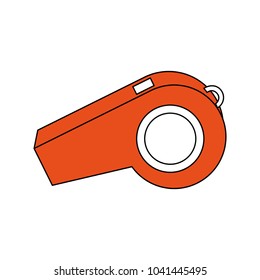 Referee whistle symbol