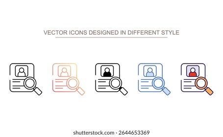 Referência Verificação ícone design com fundo branco stock ilustração