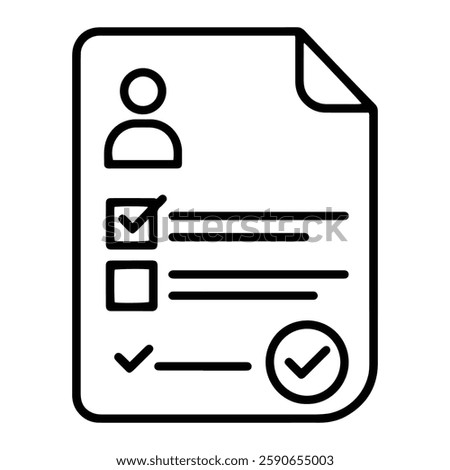 Reference Check Icon, Employment Verification, Job Candidate Screening, HR Hiring Process, Professional Background Review