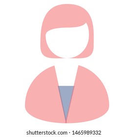 Reference, manager vector icon isolated on white background.