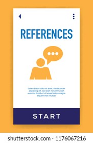 References Icon Onboarding Screen