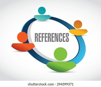 references team sign concept illustration design graphic