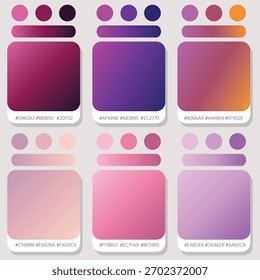 referensi Plantilla de gradación de color para diseño y logotipo