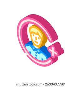 referral affiliate program isometric icon vector. referral affiliate program sign. isolated symbol illustration