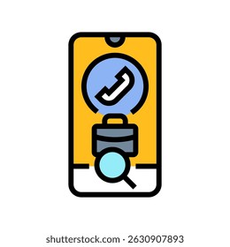 referral based headhunting head hunting color icon vector. referral based headhunting head hunting sign. isolated symbol illustration