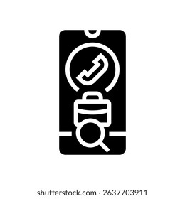 referral based headhunting head hunting glyph icon vector. referral based headhunting head hunting sign. isolated symbol illustration