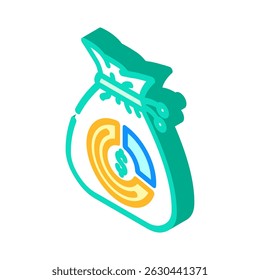referral earnings affiliate program isometric icon vector. referral earnings affiliate program sign. isolated symbol illustration