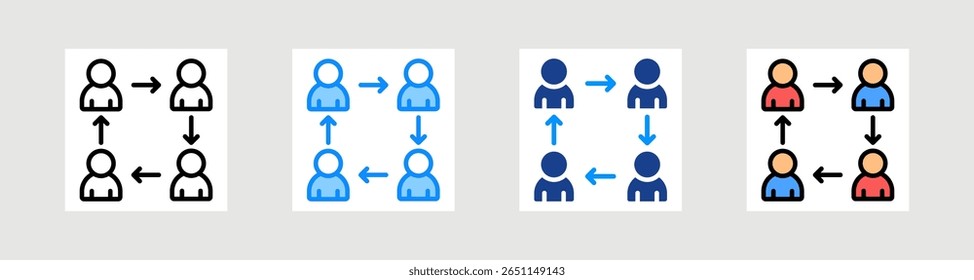 Referral Icon Collection Set Multiple Style