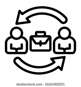 Referral Icon Element For Design
