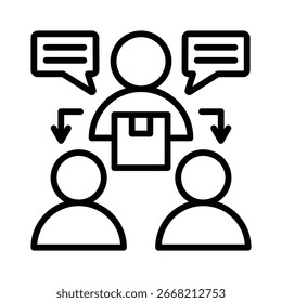 Referral Icon Element for Design