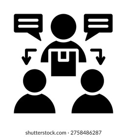 Referral Icon Element for Design
