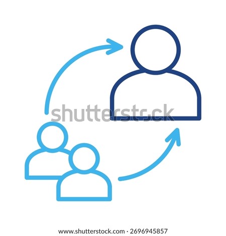 Referral Icon Element For Design