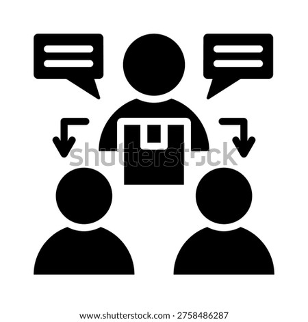Referral Icon Element for Design