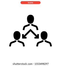 referral icon isolated sign symbol vector illustration - high quality black style vector icons
