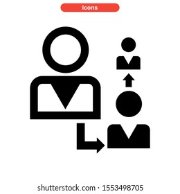 referral icon isolated sign symbol vector illustration - high quality black style vector icons
