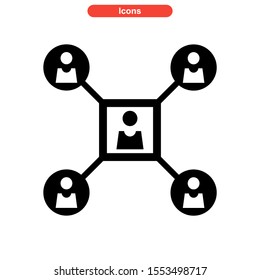 referral icon isolated sign symbol vector illustration - high quality black style vector icons

